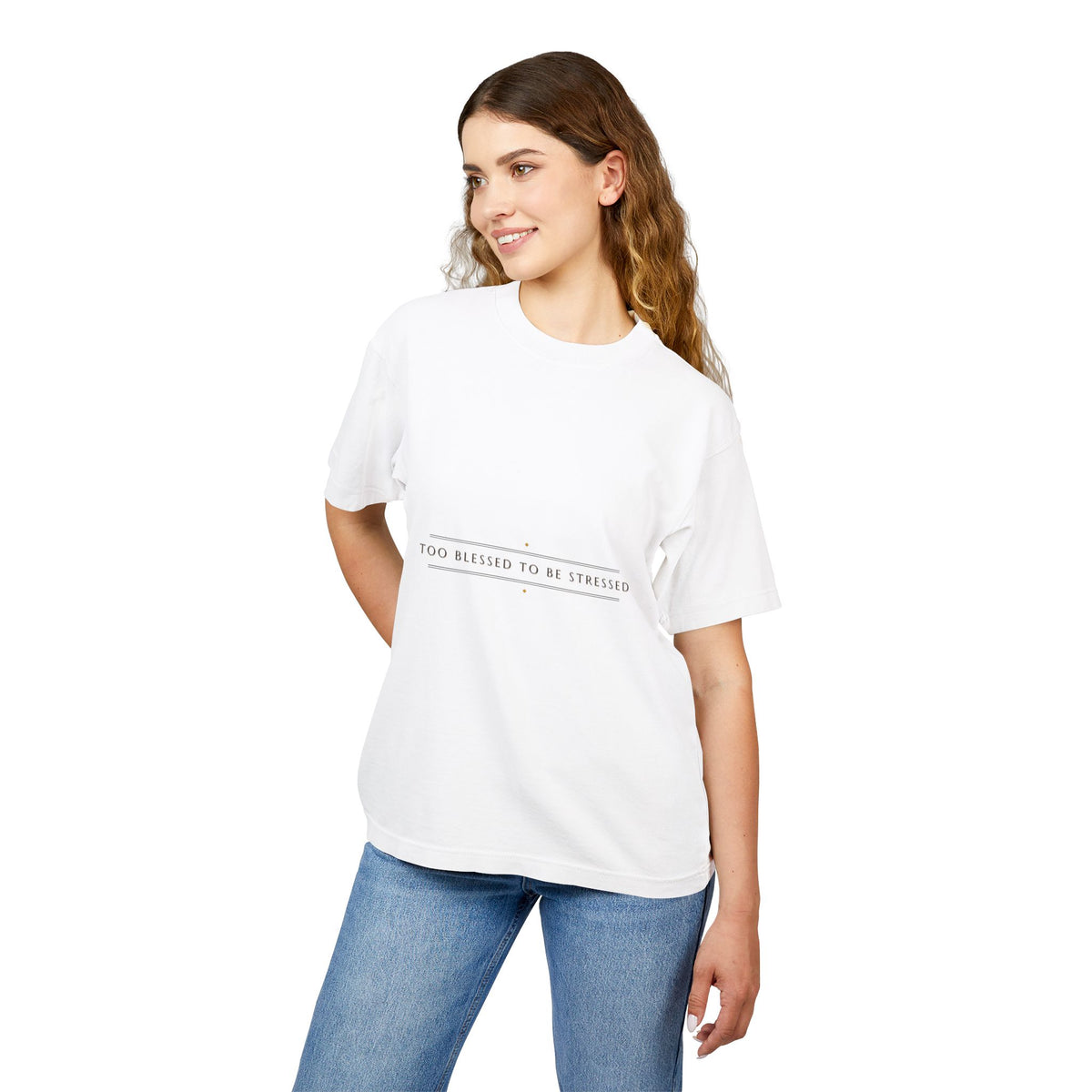 Small-Caps One-Liner Heavyweight Tee — Talitha Thread Co.