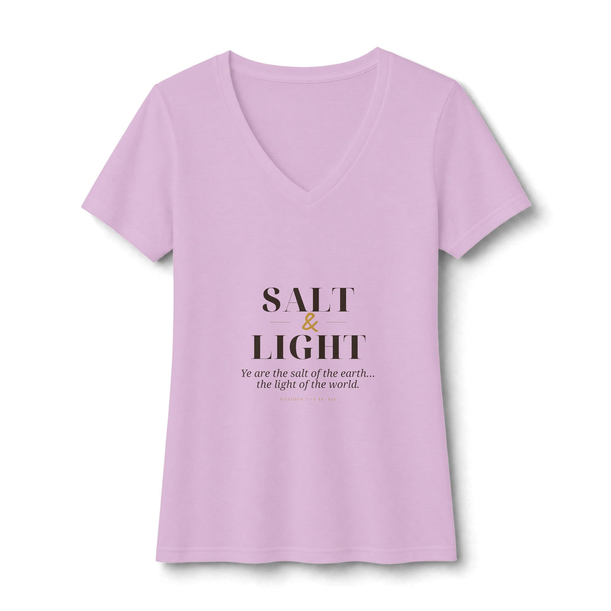Salt & Light V-Neck Tee — Talitha Thread Co.