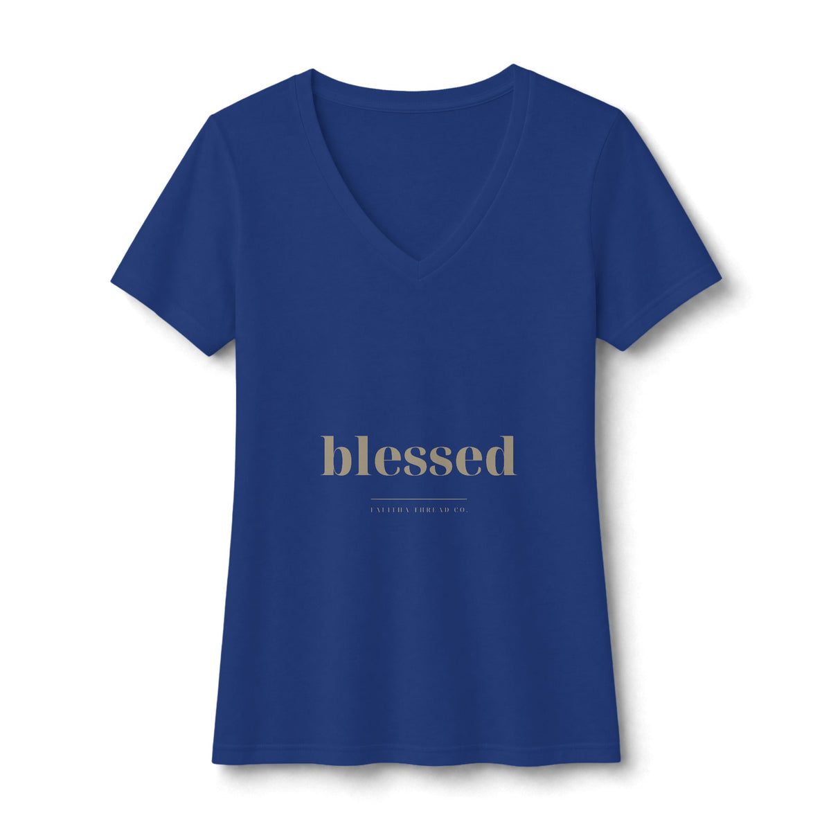 Blessed V-Neck Tee — Talitha Thread Co.