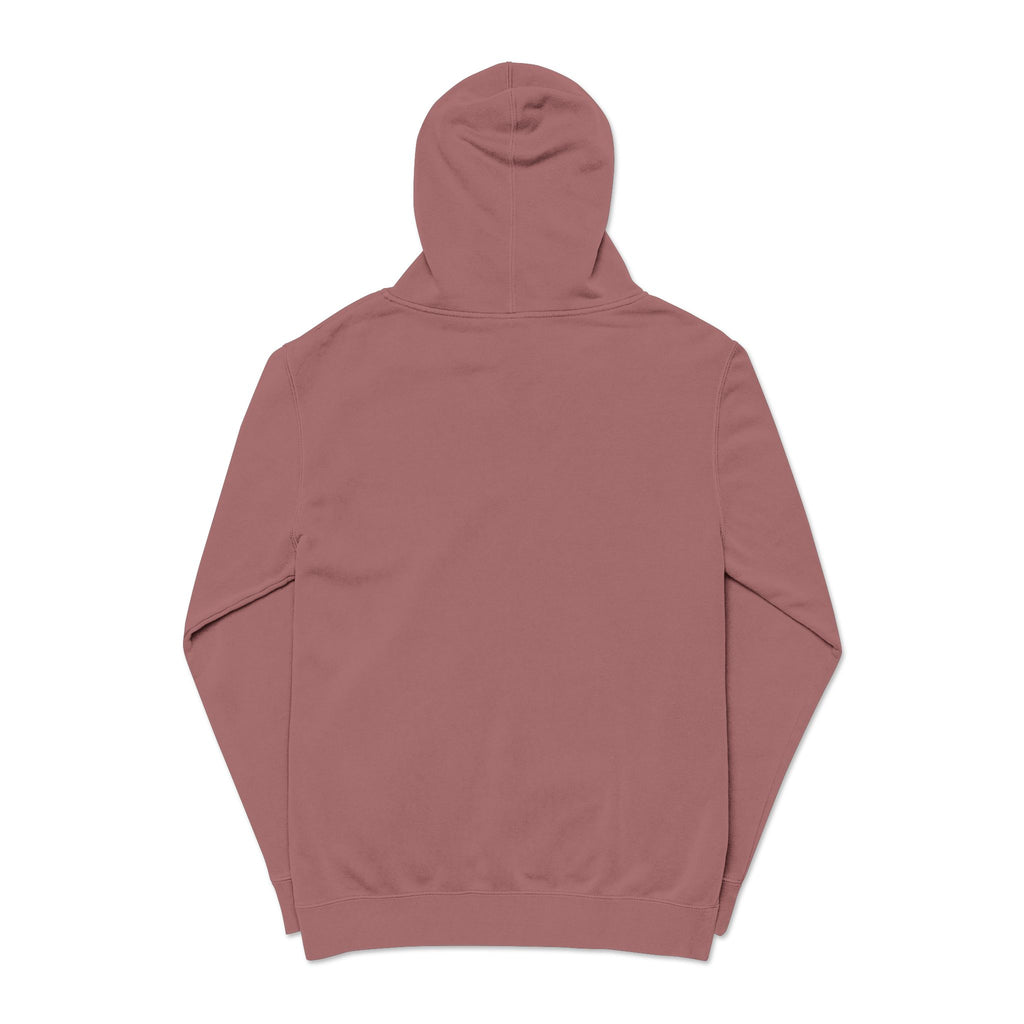 Blessed — Heart Script Pigment-Dyed Hoodie — Talitha Thread Co.