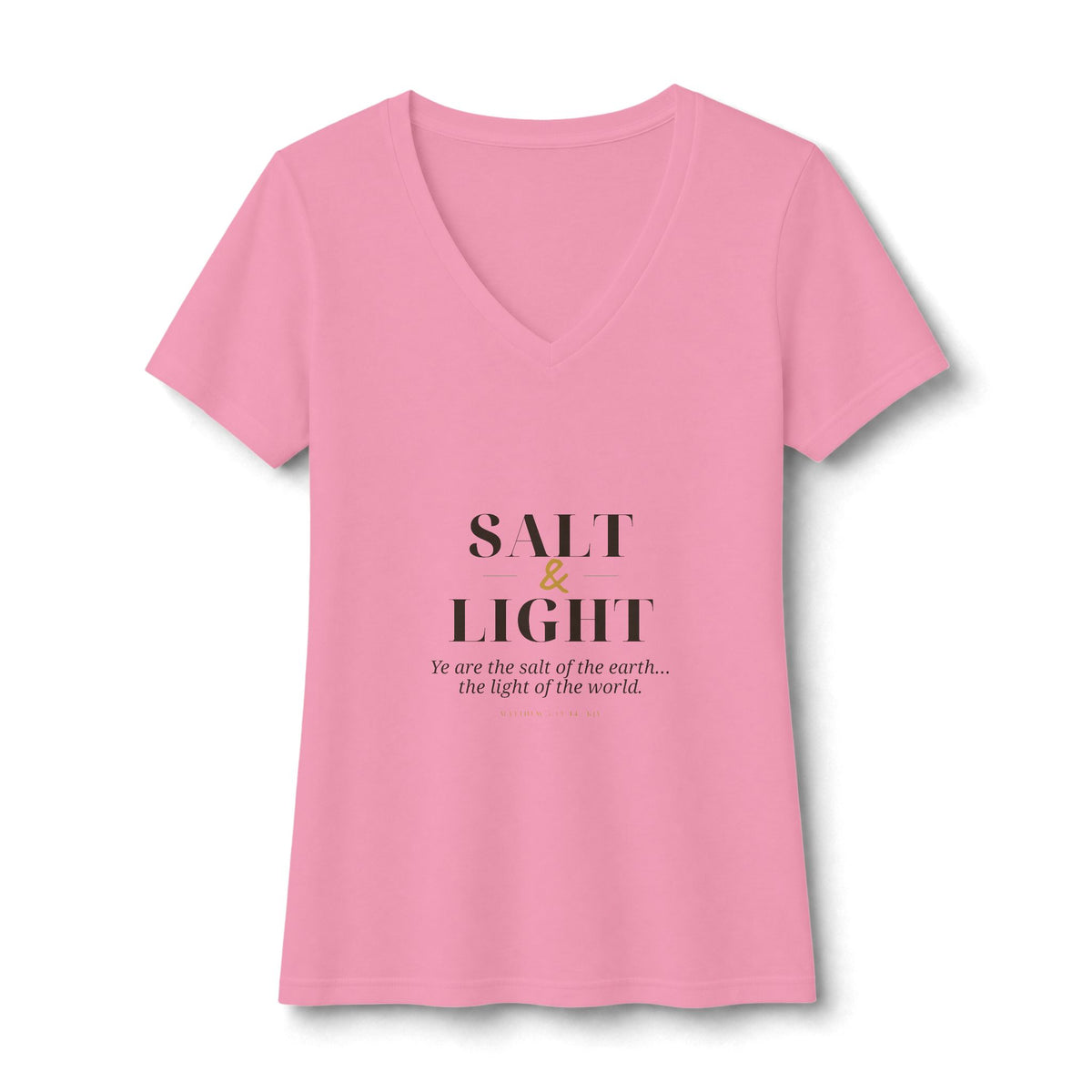 Salt & Light V-Neck Tee — Talitha Thread Co.