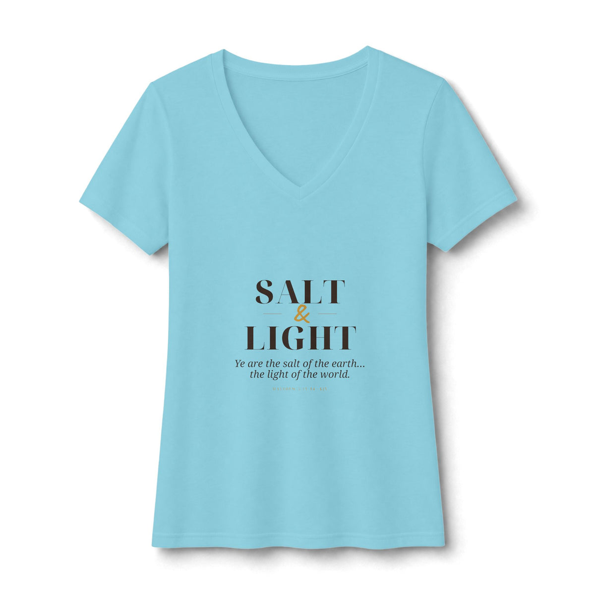 Salt & Light V-Neck Tee — Talitha Thread Co.