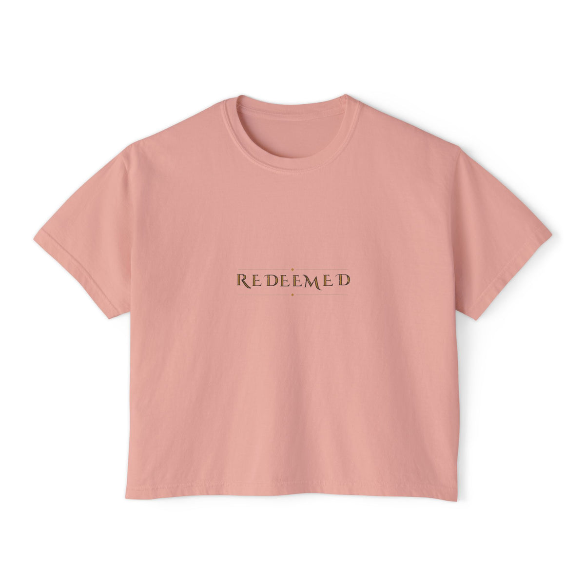 Redeemed Women's Boxy Tee — Talitha Thread Co.