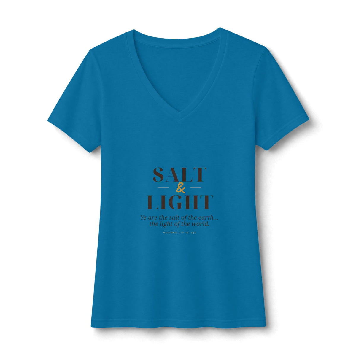 Salt & Light V-Neck Tee — Talitha Thread Co.