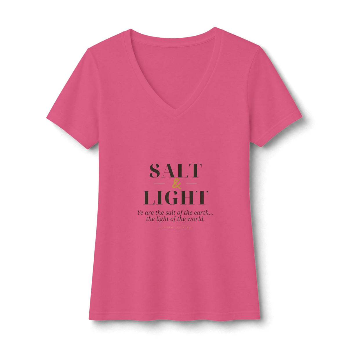 Salt & Light V-Neck Tee — Talitha Thread Co.