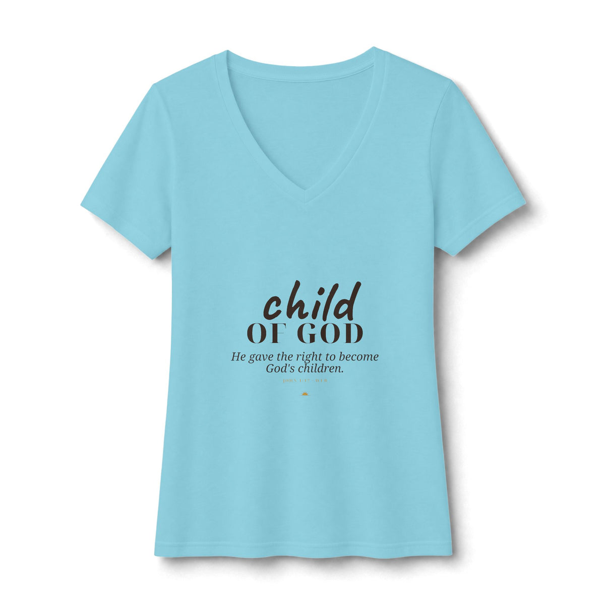 Child Of God V-Neck Tee — Talitha Thread Co.