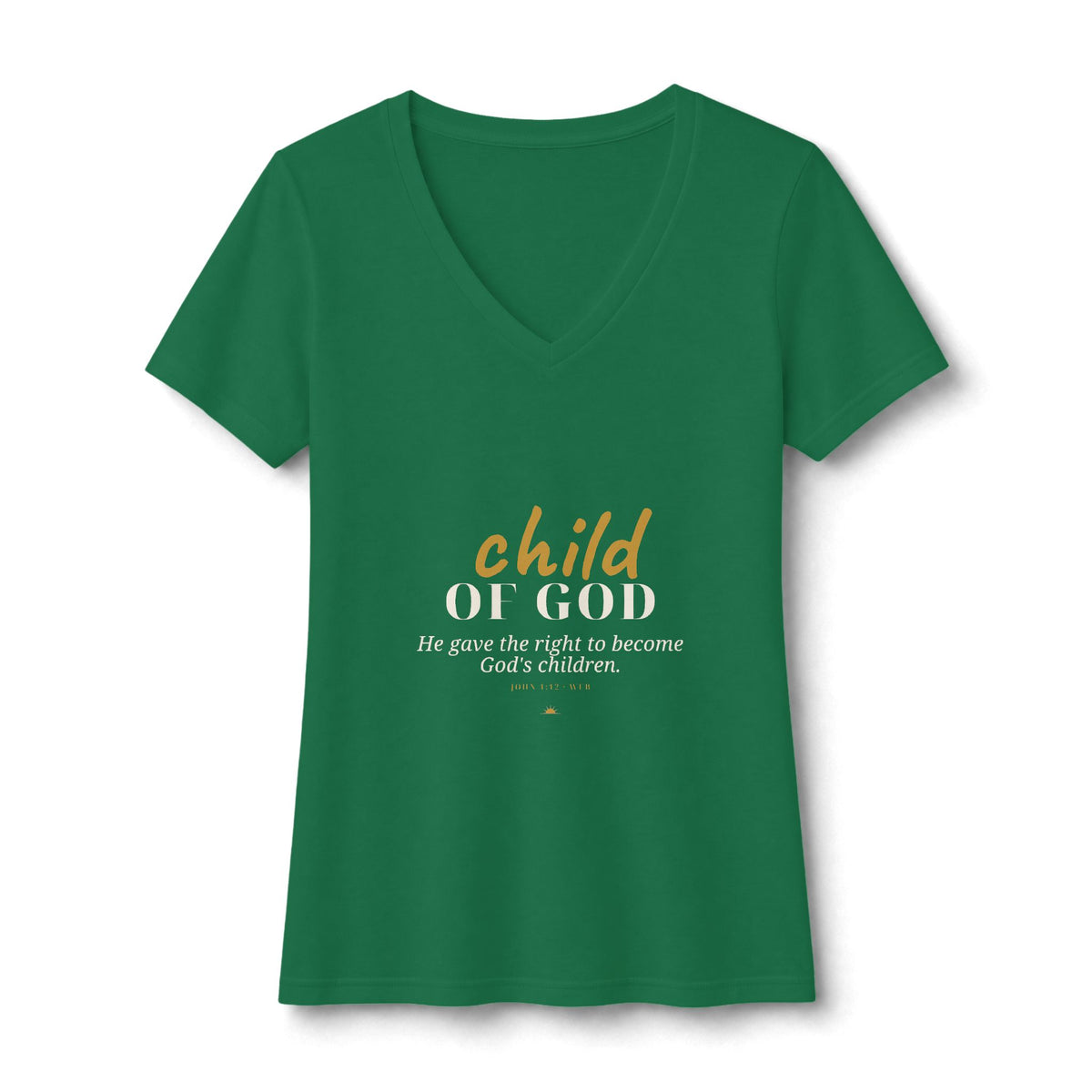 Child Of God V-Neck Tee — Talitha Thread Co.