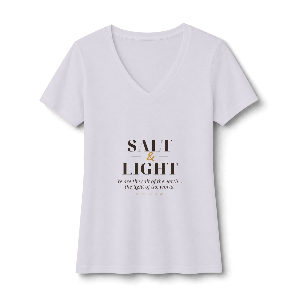 Salt & Light V-Neck Tee — Talitha Thread Co.