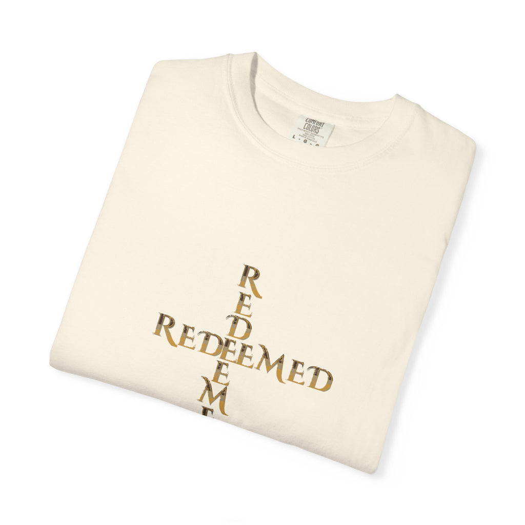 Word Cross — Redeemed Tee — Talitha Thread Co.