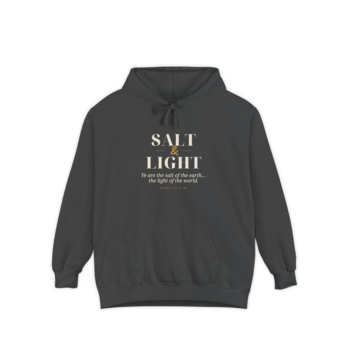 Salt & Light Hoodie — faith apparel by Talitha Thread Co.