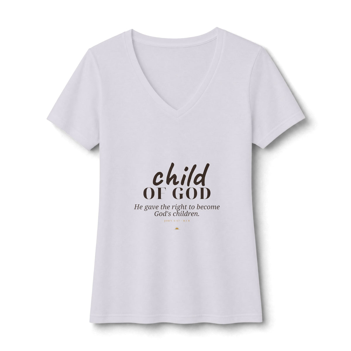 Child Of God V-Neck Tee — Talitha Thread Co.