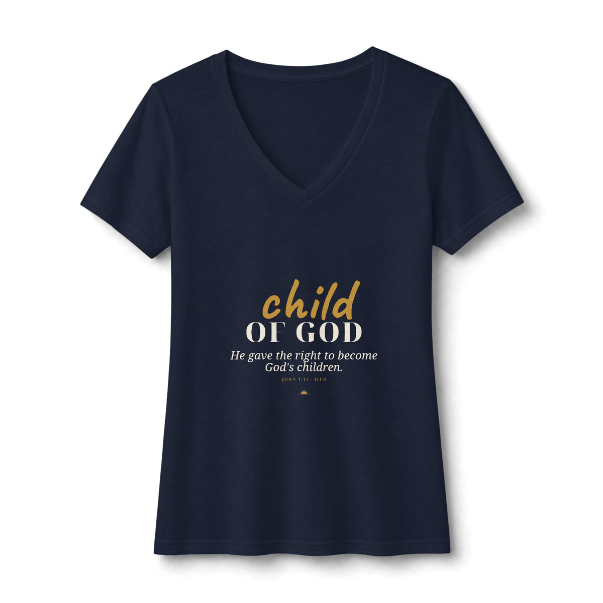 Child Of God V-Neck Tee — Talitha Thread Co.