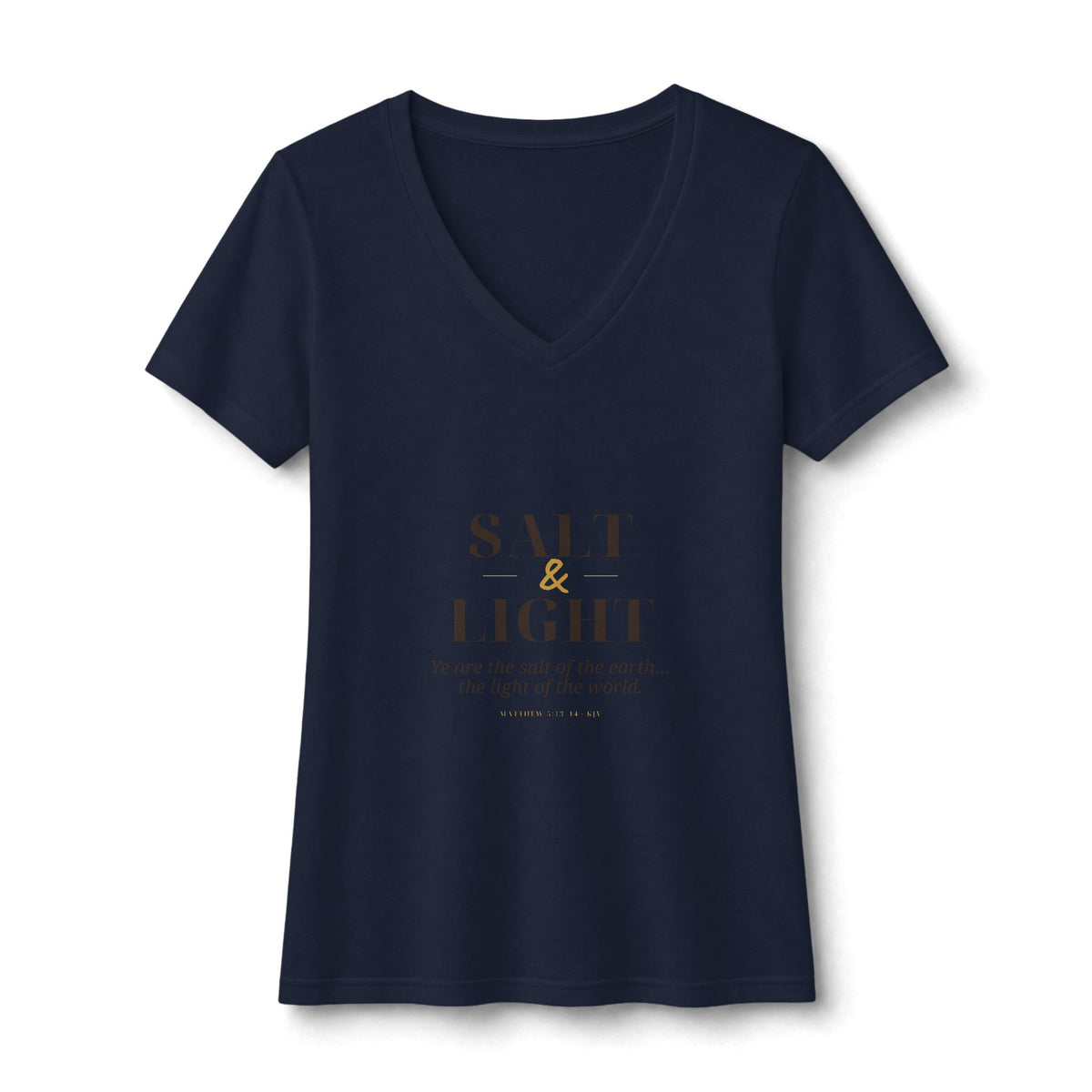 Salt & Light V-Neck Tee — Talitha Thread Co.