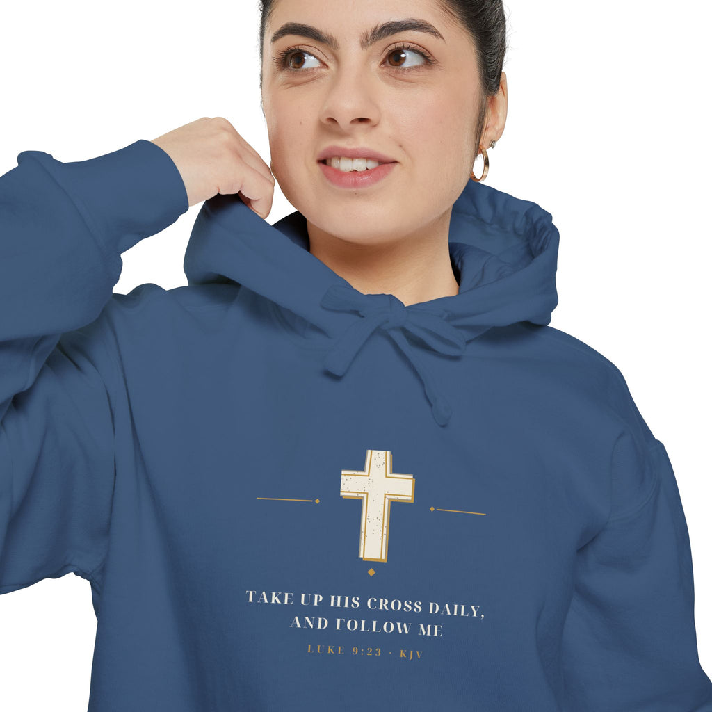 Cross & Verse Hoodie — faith apparel by Talitha Thread Co.