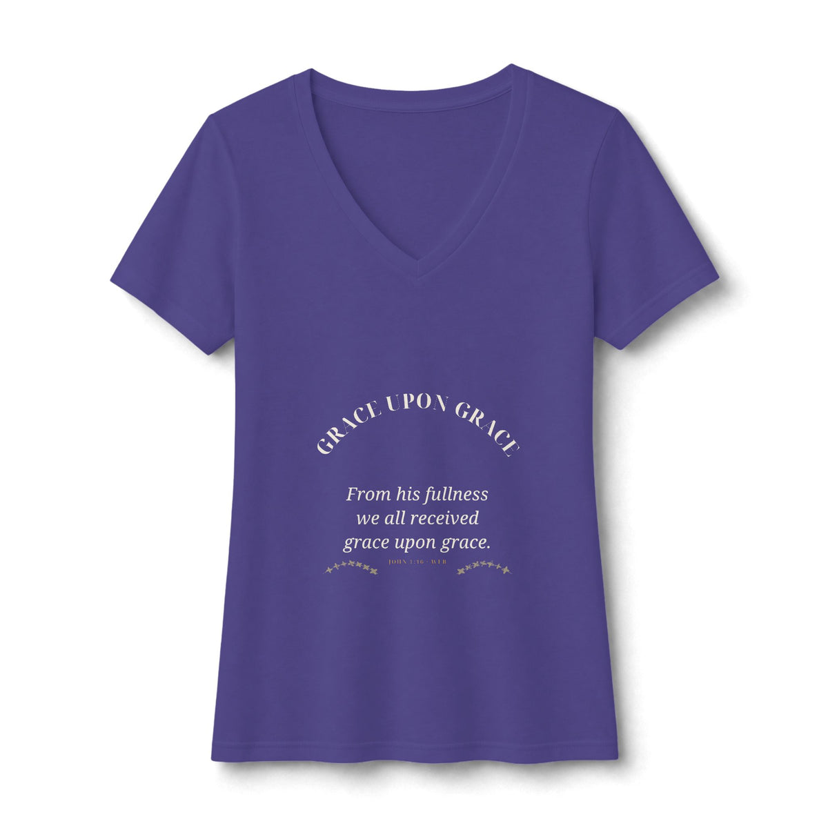 Grace Upon Grace V-Neck Tee — Talitha Thread Co.