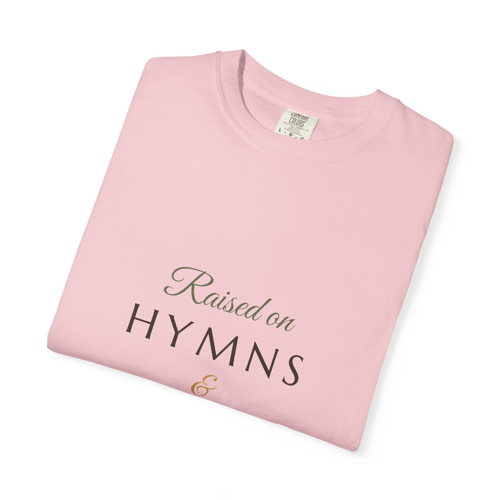 Southern Soul — Raised on Hymns & Home Cooking Tee — Talitha Thread Co.