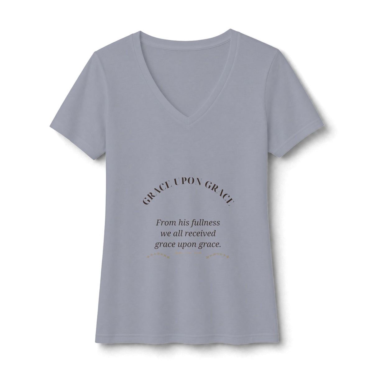 Grace Upon Grace V-Neck Tee — Talitha Thread Co.