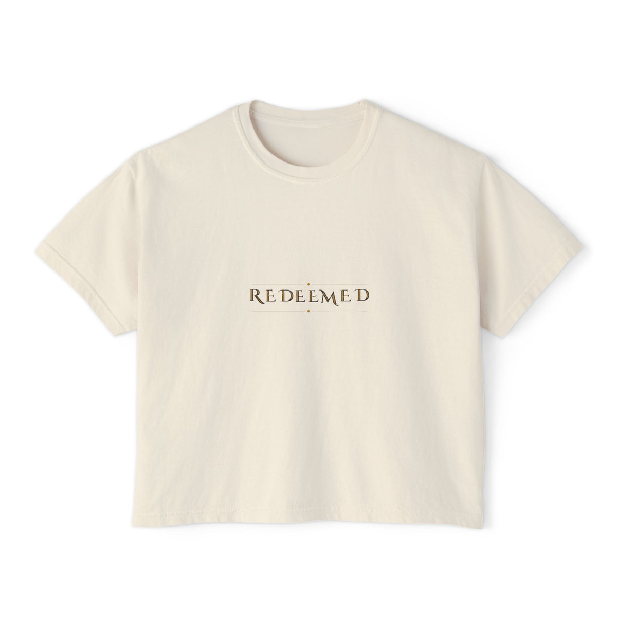 Redeemed Women's Boxy Tee — Talitha Thread Co.