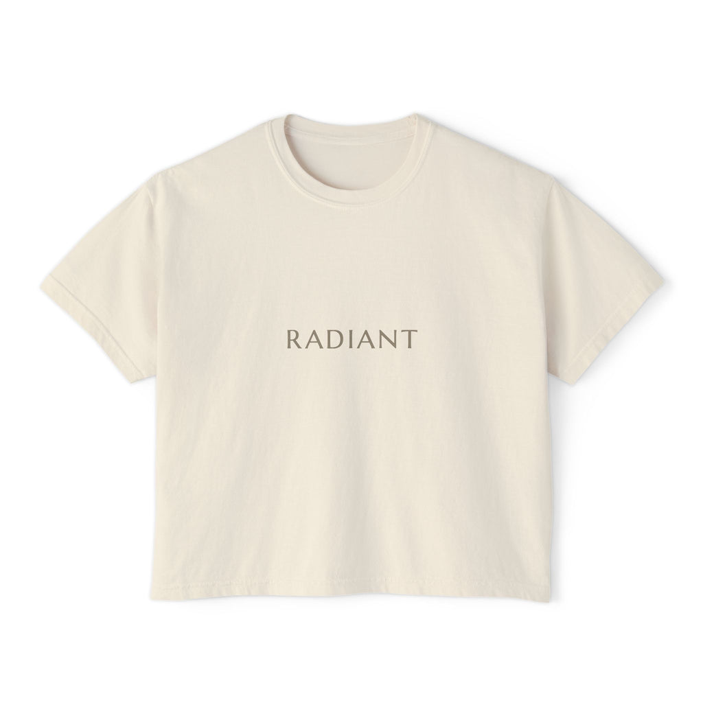 Radiant Women's Boxy Tee — Talitha Thread Co.