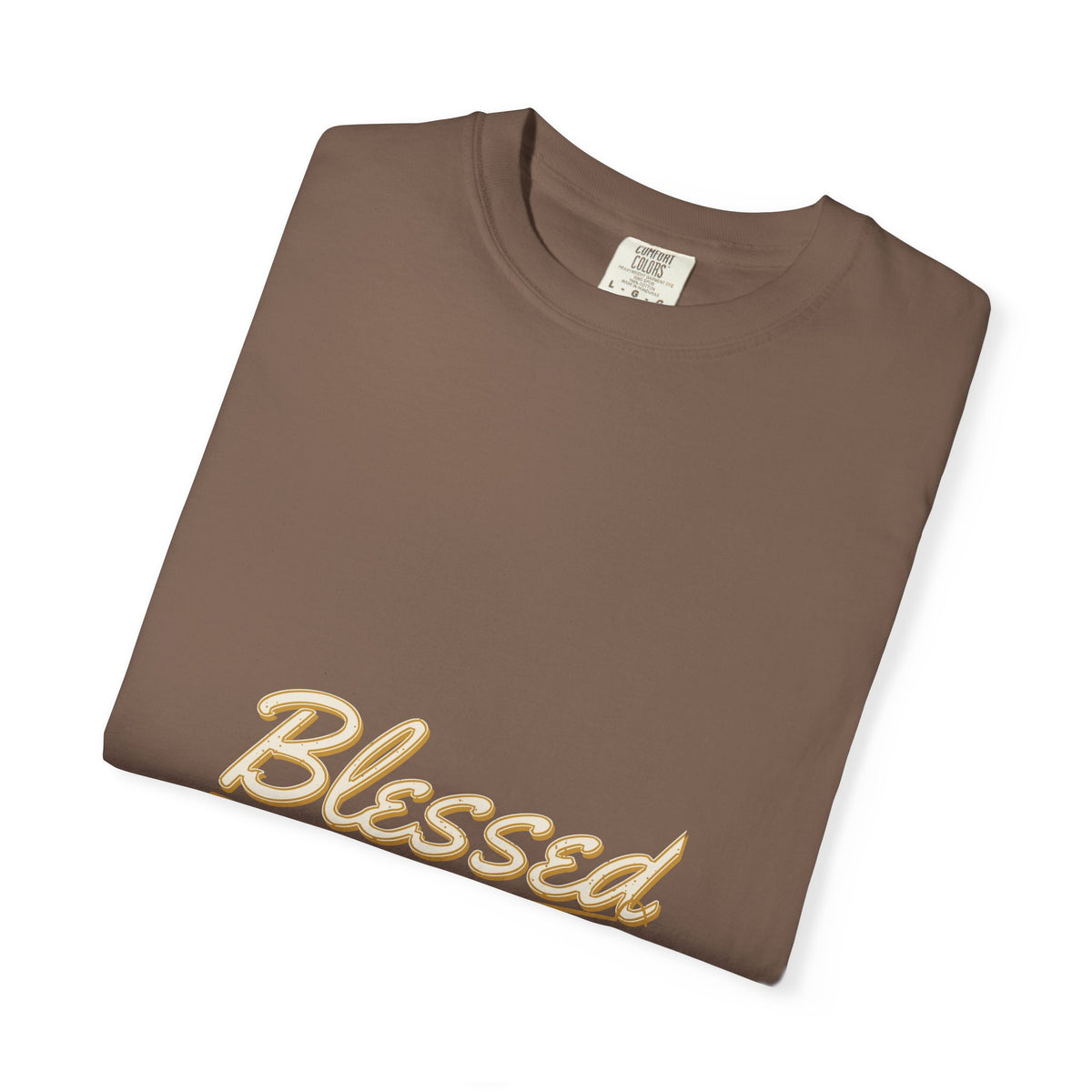 Blessed — Brush Sign Hand Tee — Talitha Thread Co.