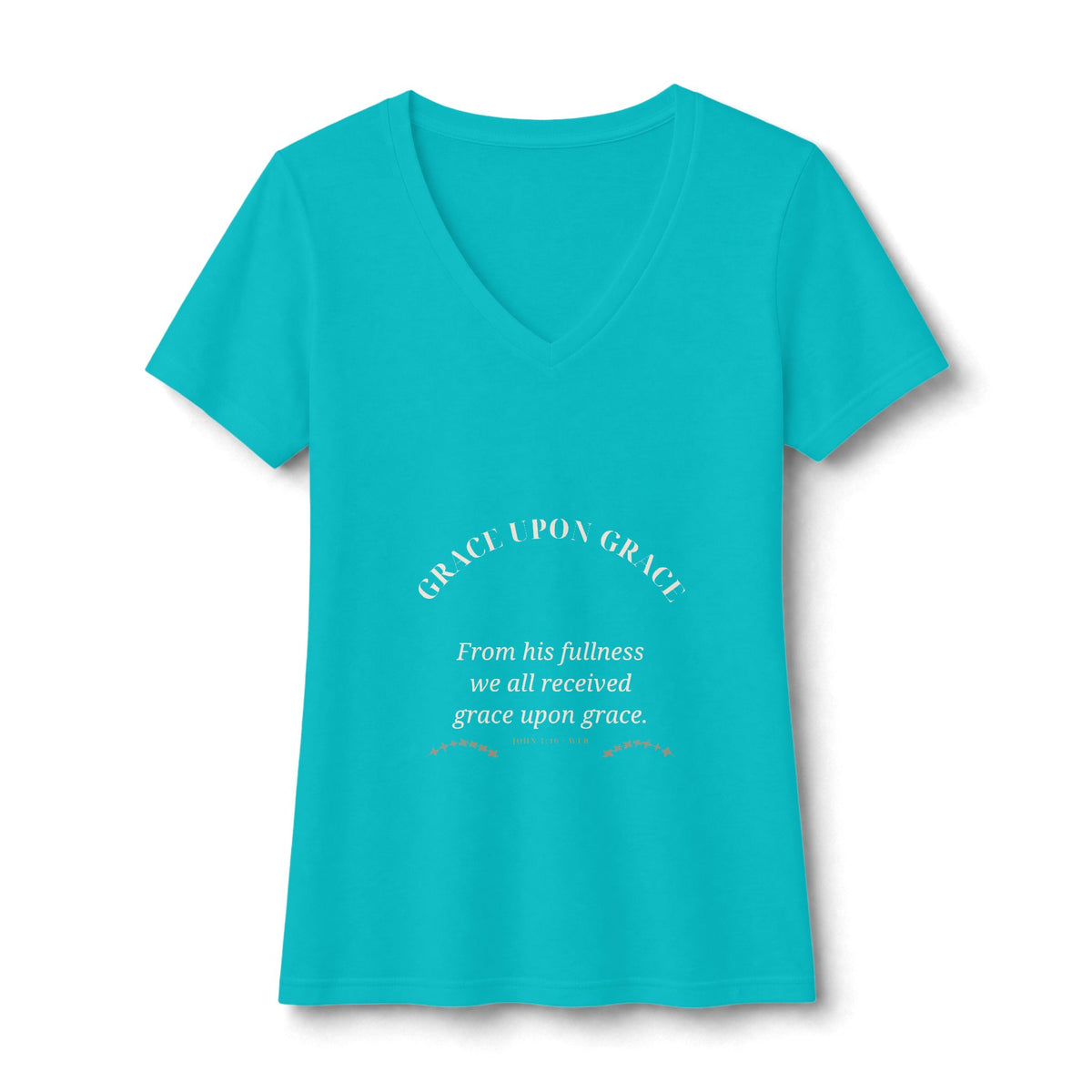 Grace Upon Grace V-Neck Tee — Talitha Thread Co.