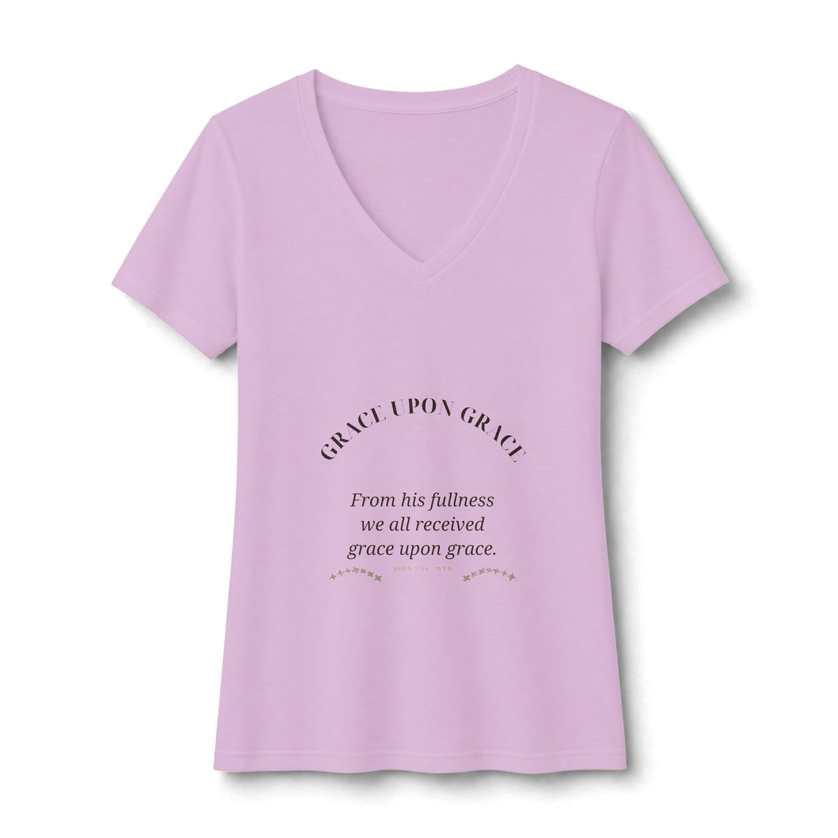 Grace Upon Grace V-Neck Tee — Talitha Thread Co.