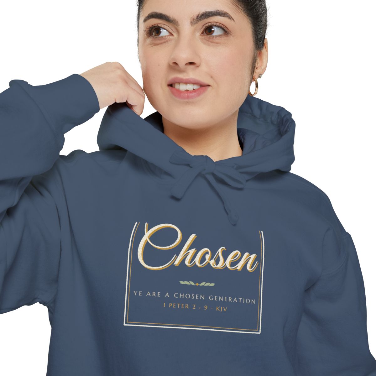 Chosen Hoodie — faith apparel by Talitha Thread Co.